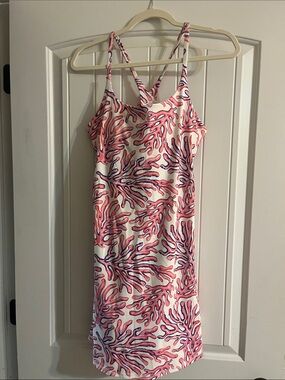 Simply Southern White Swirl Print Bikini Top - Pink & Blue Accents